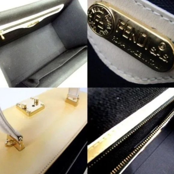 Fendi business type bag very rare suitcase yellow - Picture 6 of 16